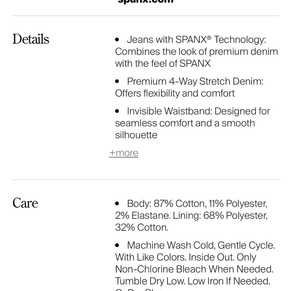 Spanx zero waistband micro flare Jeans - Picture 5 of 5